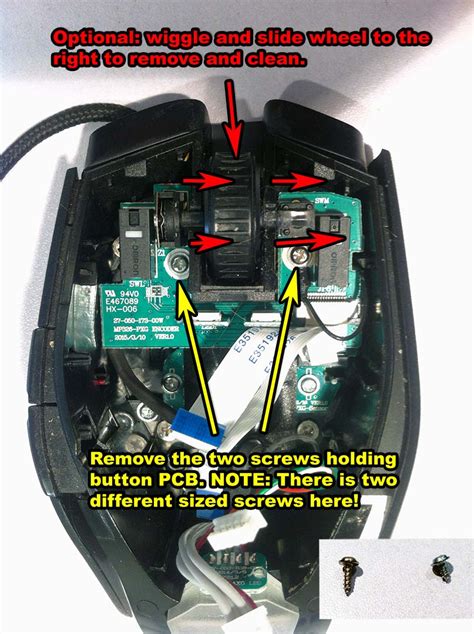 how to find your gaming mouse screw slot|Disassembling Corsair Vengeance M65 Mouse Body .